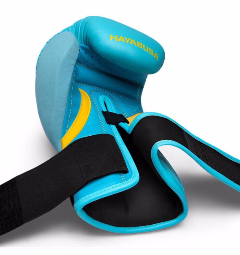 Hayabusa T3 Boxing Gloves -blue/yellow